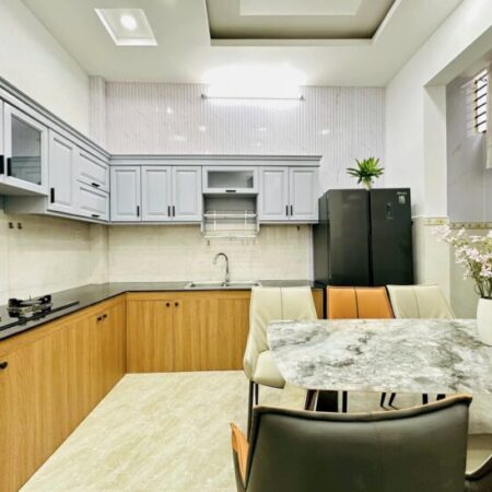 11X5M,4T BÁN NHÀ NGAY LÊ VĂN THỌ, HẺM XE HƠI, P9 GÒ VẤP, GIÁ 5.X TỶ