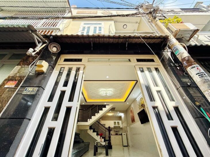 BÁN NHÀ 1 XẸC, MỚI NGAY LÊ VĂN THỌ, HẺM 3M, P16 GÒ VẤP, GIÁ 4.X TỶ