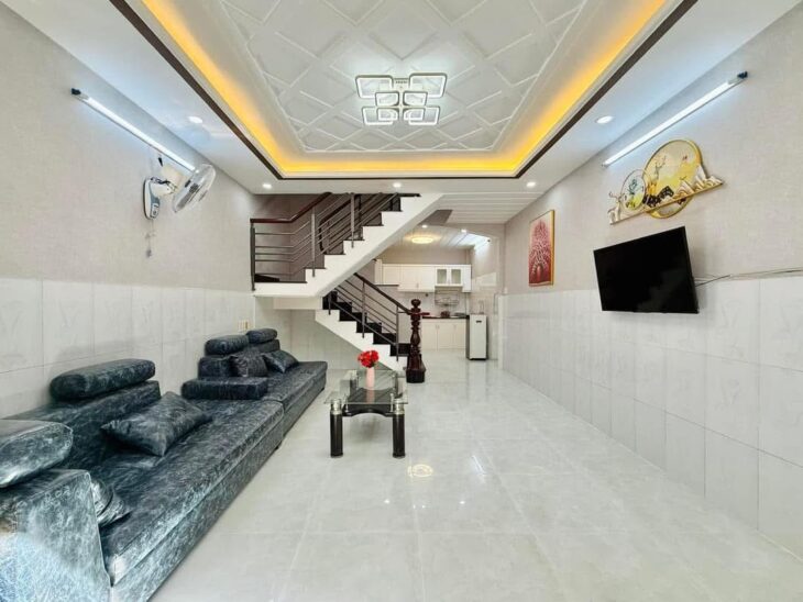 BÁN NHÀ 1 XẸC, MỚI NGAY LÊ VĂN THỌ, HẺM 3M, P16 GÒ VẤP, GIÁ 4.X TỶ