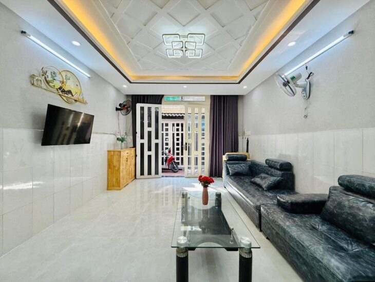 BÁN NHÀ 1 XẸC, MỚI NGAY LÊ VĂN THỌ, HẺM 3M, P16 GÒ VẤP, GIÁ 4.X TỶ