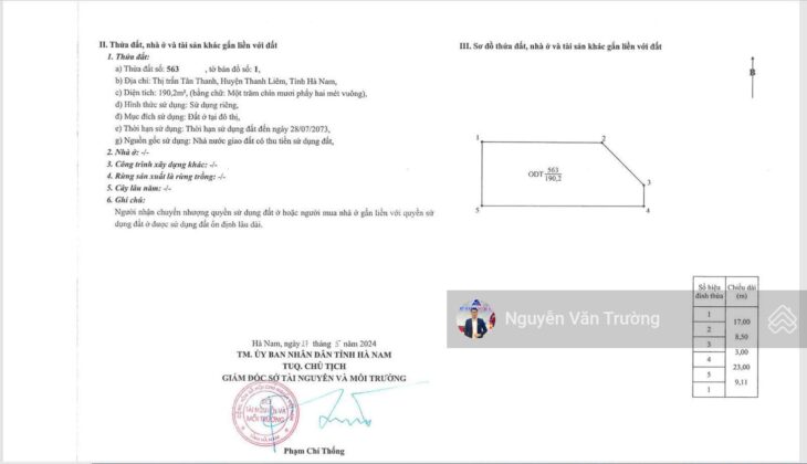 Nhận đặt ưu tiên các lô đất nền 100m2 tại dự án Tân Thanh Elite City đã có sổ – Giá từ 1,7 tỷ/lô