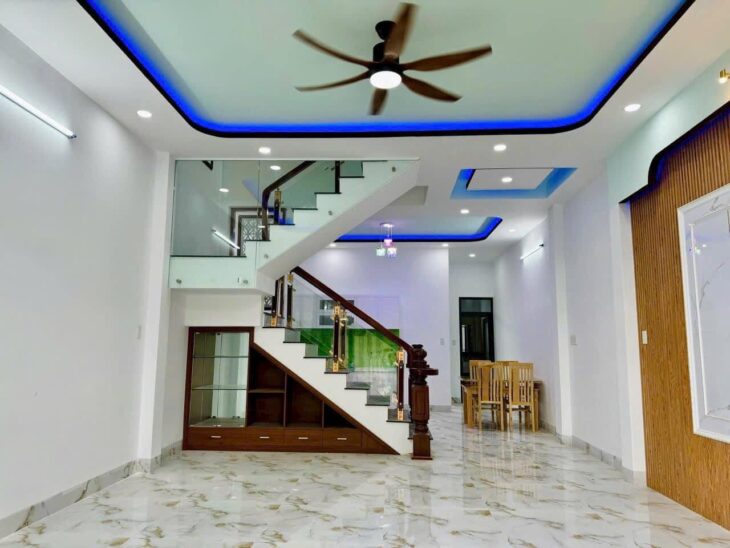 HAI CĂN NHÀ MỚI 2 TẦNG THIẾT KẾ HIỆN ĐẠI HẺM ĐƯỜNG ĐẦU BẦU VĨNH THẠNH – NHA TRANG