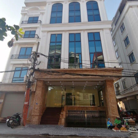 Cho thuê nhà MẶT PHỐ Trần Qúy Cáp .DT : 90 M x 8 Tầng . MT: 7 M.THÔNG SÀN, THANG MÁY.