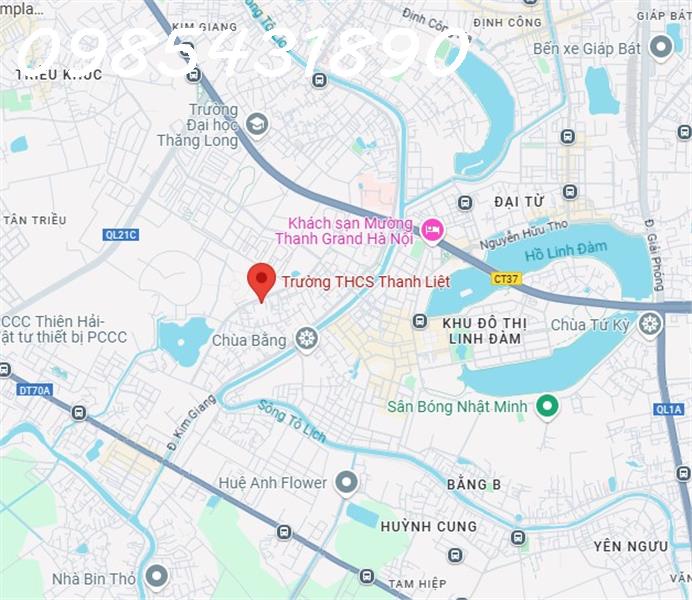 SOS ! Bán 225m2 đất mặt phố Thanh Liệt – Thanh Trì -HN Giá nhỉnh 9 Tỷ