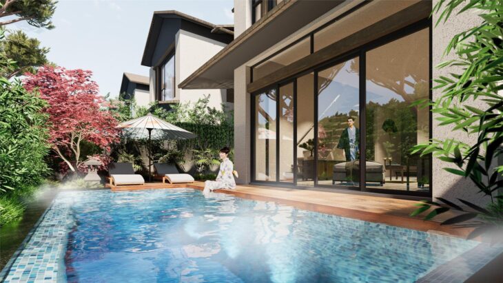 BIỆT THỰ KHOÁNG NÓNG VEN HÀ NỘI GIÁ BẰNG 1 CĂN CHUNG CƯ HÀ NỘI 3 NGỦ