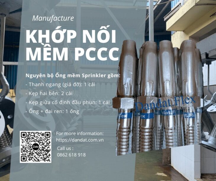 Khớp Nối Mềm PCCC| Dây mềm nối đầu phun sprinkler, Ống mềm kết nối đầu phun Sprinkler – Giải Pháp