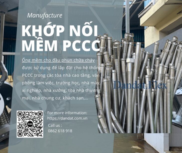 Khớp Nối Mềm PCCC| Dây mềm nối đầu phun sprinkler, Ống mềm kết nối đầu phun Sprinkler – Giải Pháp
