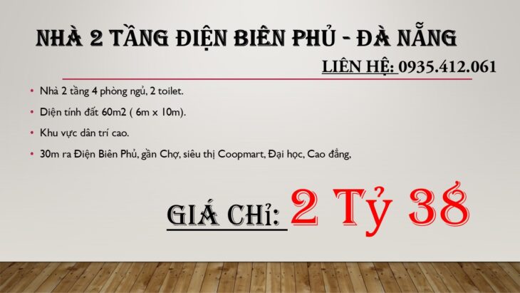 NHÀ 2 TẦNG SIÊU ĐẸP ĐIỆN BIÊN PHỦ CHỈ 2 TỶ 38 NHÀ 2 TẦNG SIÊU ĐẸP ĐIỆN BIÊN PHỦ CHỈ 2 TỶ 38