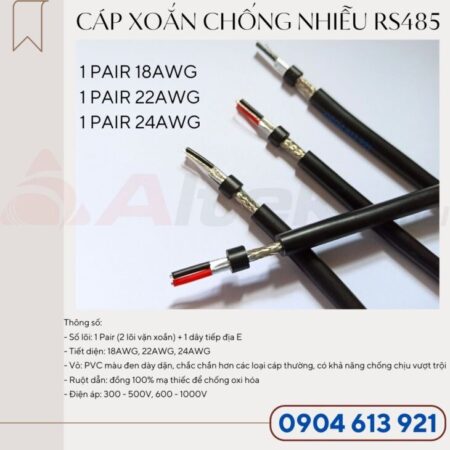 Cáp tín hiệu RS485 vặn xoắn chống nhiễu / Cáp truyền thônG RS485 Cáp tín hiệu RS485 vặn xoắn chống nhiễu / Cáp truyền thônG RS485