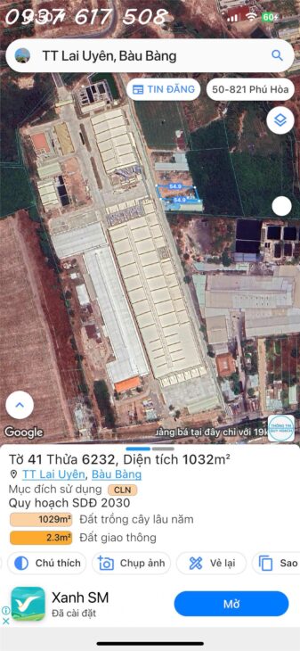 Bán Gấp Đất Vườn Xây Trọ Làm Xường 10×55 Khu Công Nghiệp Becamex Lai Uyên-Bàu Bàng