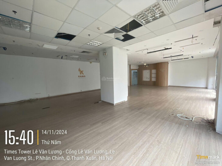 Cho thuê văn phòng tại Times Tower – Lê Văn Lương DT 800m2 có cắt nhỏ từ 250m2 giá thuê chỉ 290k/m2