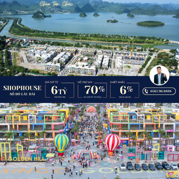 Mở bán biệt thự, shophouse Flamingo Golden Hill Hà Nam cạnh khu du lịch Tam Chúc sổ đỏ lâu dài