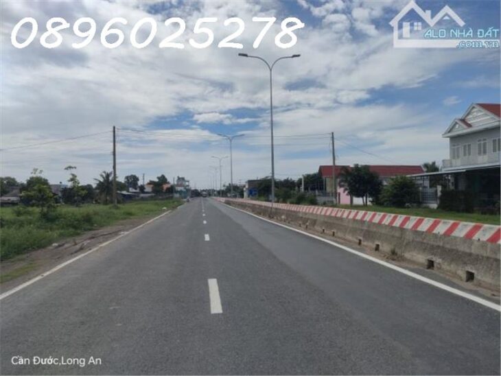 Bán đất thổ cư 248m² mặt tiền Tỉnh lộ 825D, Long Định, Cần Đước, Long An – 1.5 tỷ