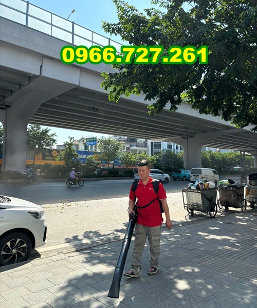 Máy thổi lá , thổi bụi công trình, thổi lá cây san trường chạy xăng 4 thì Kawasaki TK85
