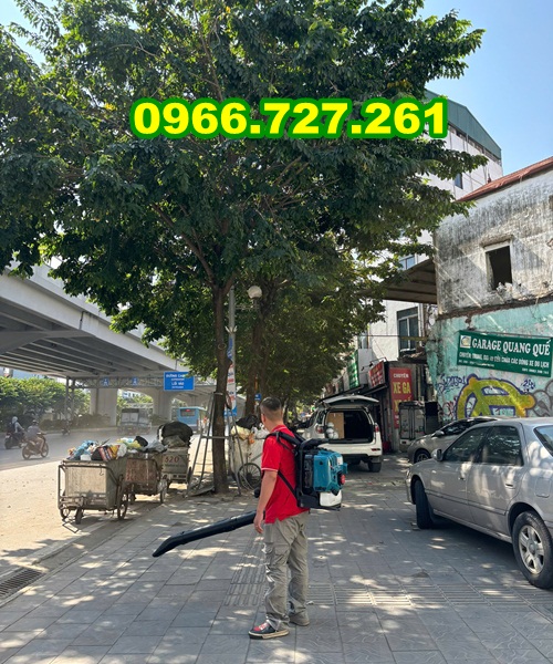 Máy thổi lá , thổi bụi công trình, thổi lá cây san trường chạy xăng 4 thì Kawasaki TK85