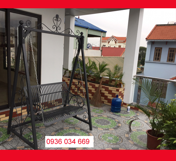 Xích đu – ghế sân vườn sắt mỹ thuật