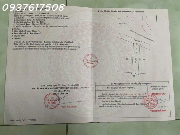 Đất Phú Chánh – Tp.Tân Uyên Mặt Tiền Đường ĐX 16m Vị Trí Kinh Doanh Buôn Bán.