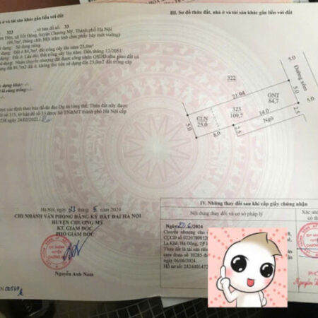 cc gửi bán 109m xã tốt động mặt đường trục chính KD ngay khu tt mua sắm