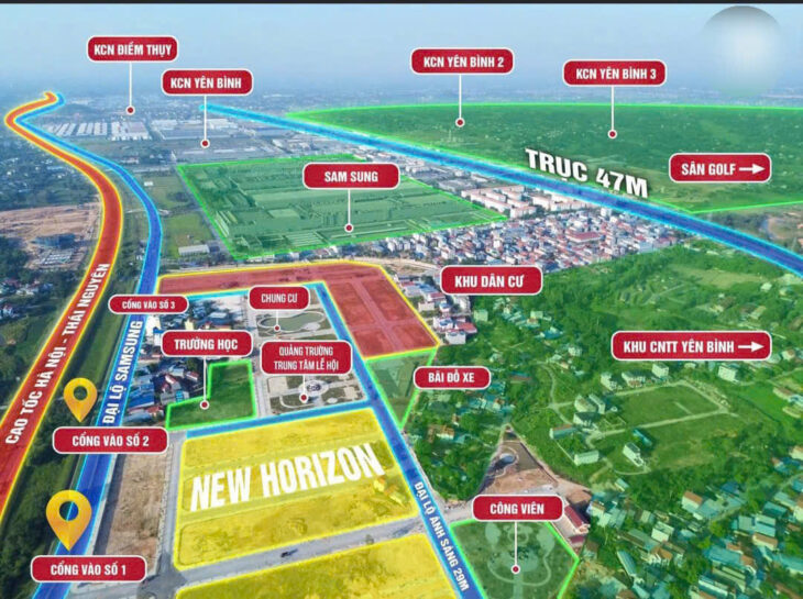 Chỉ từ 2x triệu/m2 có ngay đất nền cạnh KCN SamSung, Cao tốc Hà Nội – Thái Nguyên dự án đẹp nhất