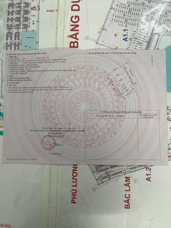 xã tốt động 61,9m mặt đường kinh doanh view sông thoáng đuòng thông rộng 5m