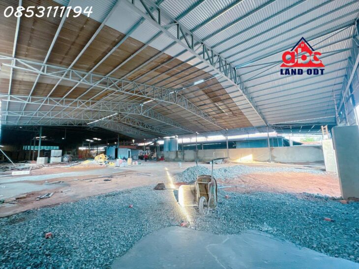 Cho thuê xưởng 4500m2. Phường Tân Hoà Tp.Biên Hòa -Giá 100tr/Tháng