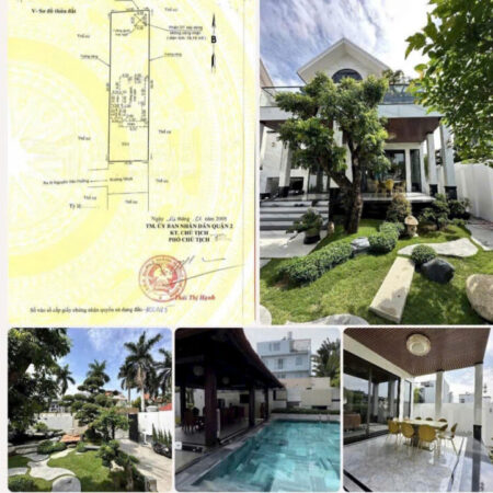 BIỆT THỰ LIỀN KỀ THẢO ĐIỀN – VỊ TRÍ VÀNG – 784M2 – 189 TỶ – SỔ ĐỎ
