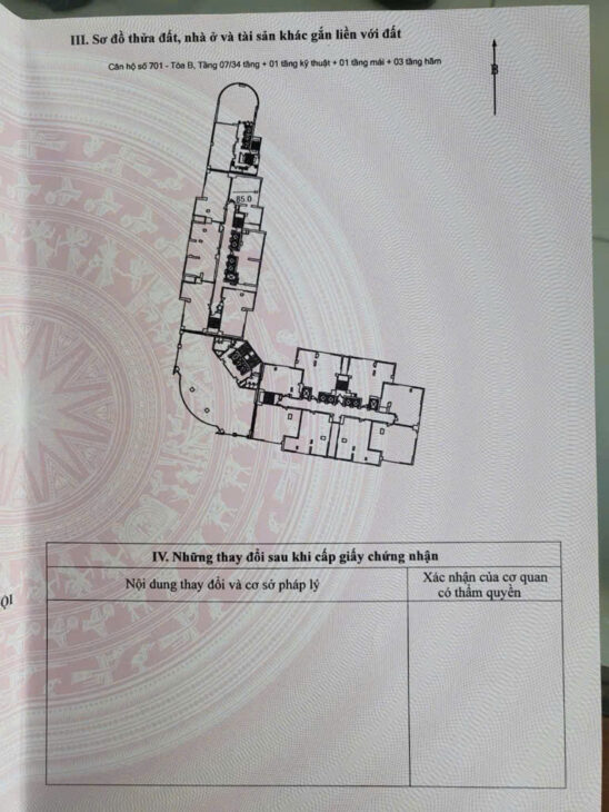 (Siêu phẩm) Căn hộ 85m2 2PN có slot ô tô – ban công hướng Đông – Tặng NT 500 triệu – Tin thật 100%