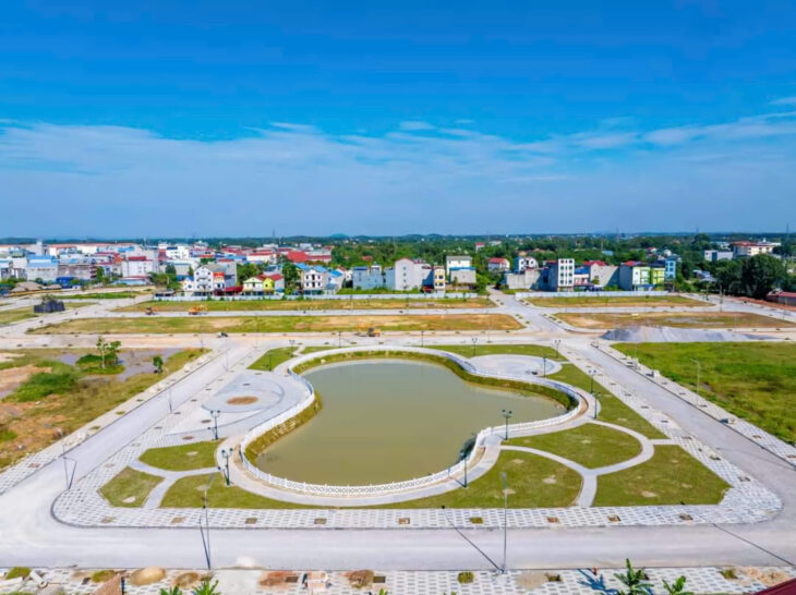 Chỉ từ 2x triệu/m2 có ngay đất nền dự án đẹp nhất thành phố trẻ Phổ Yên – Thái Nguyên, Cạnh cao tốc