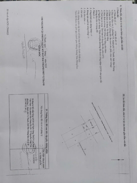 Bán Đất Khu Vực 2,Phường VII,Thành Phố Vị Thanh,Tỉnh Hậu Giang Gia Siêu Rẻ Chỉ 1,2 Tỷ 37m2