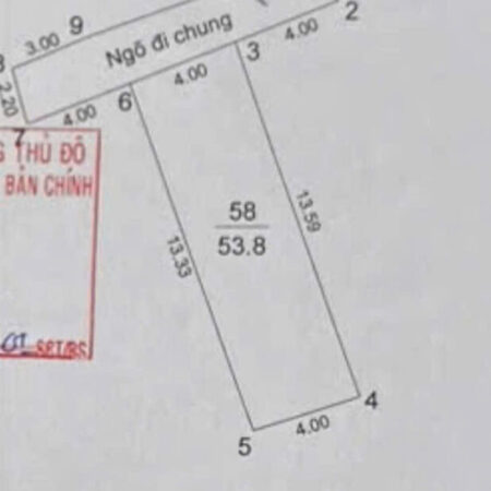 BÁN ĐẤT PHÚ THƯỢNG 53M2 MẶT TIỀN 4M HÀNG XÓM CIPUTRA GIÁ HƠN 7TỶ