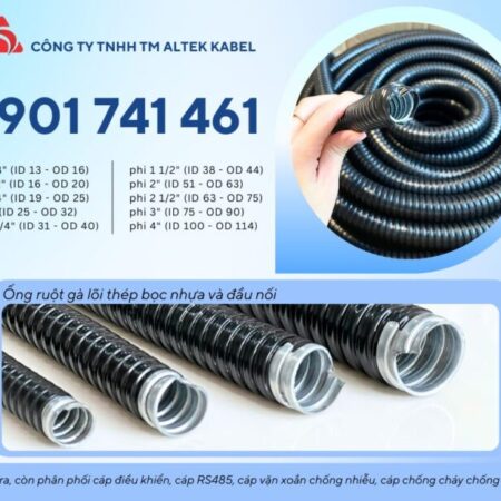 Ống ruột gà lõi thép 1 inch ( ID 25-OD 32) Bình Định, Phú Yên, Đăk Lăk Ống ruột gà lõi thép 1 inch ( ID 25-OD 32) Bình Định, Phú Yên, Đăk Lăk