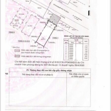 6 Tầng 198m2 có 29 tỷ Nguyễn Ảnh Thủ Quận 12 TP. Hồ Chí Minh