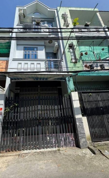 Bán nhà P.16 – Quận 8, đường Phú Định – HXH thông gần MT, chỉ 1sẹc – 64m2 – 3 tầng btct – 5,2 tỷ