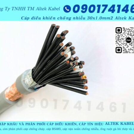 Cáp điều khiển chống nhiễu 30×1.0 Bắc Giang, Hưng Yên, Bắc Ninh Cáp điều khiển chống nhiễu 30×1.0 Bắc Giang, Hưng Yên, Bắc Ninh