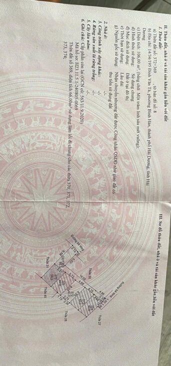 ???? Đất Chính Chủ gửi bán Ngõ 78 An Ninh, P Bình Hàn – TP Hải Dương ????