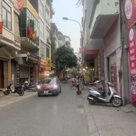 Ngọc Lâm-Nguyễn Văn Cừ, 65m x 5 tầng, mặt tiền 7.4m, vỉa hè, ôtô dừng đỗ cửa, kinh doanh ngày đêm