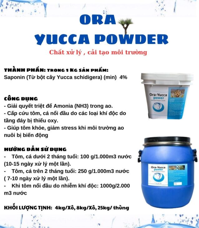 Mua bán yucca nguyên liệu, yucca xử lý nước, yucca bột, yucca nước, yucca tẩy kháng sinh, yucca khử