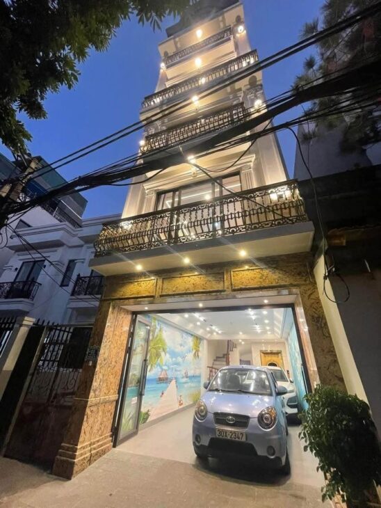 BÁT KHỐI – LONG BIÊN – 78M2 x 6T – MT 5M – 16.9 TỶ – THANG MÁY – GARA Ô TÔ – NỞ HẬU