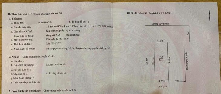 bán lô góc ngõ Kiều Sơn,hải an,Hải Phòng.oto vào đất cực đẹp