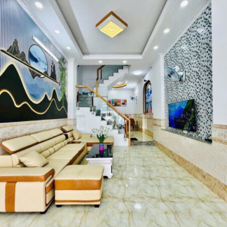 CỰC PHẨM KHÔNG CÓ CĂN THỨ 2. HẺM XE HƠI 56M2 3 TẦNG chỉ 5.65 TỶ NHÀ ĐẸP GÒ VẤP. GARAGE Ô TÔ.