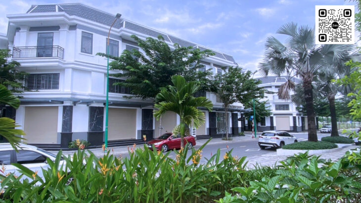 Nhà phố đẹp 1 trệt 1 lầu, MT đường lớn 12m, thổ cư 100%, Hòa Lợi, Bến Cát – DT 85m², giá 2,66 tỷ,