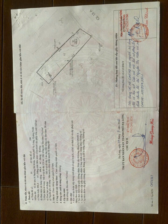 Bán lô đất mặt đường chính quốc lộc 18 đồn điền phường hà khẩu TP Hạ Long Quảng Ninh.