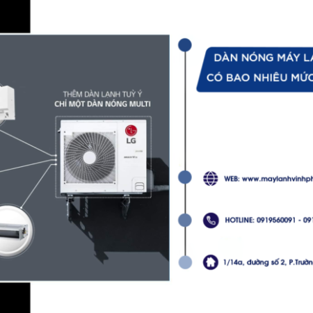 Máy lạnh MULTI LG giải pháp 1 dàn nóng kết nối 5 dàn lạnh Máy lạnh MULTI LG giải pháp 1 dàn nóng kết nối 5 dàn lạnh