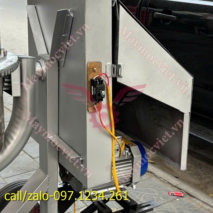 Máy trộn bê tông inox chạy điện BT380 giá rẻ