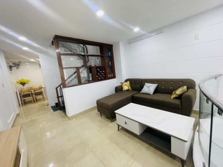 Nhà 6 phòng ngủ Hẻm ô tô NƠ TRANG LONG – BÌNH THẠNH – 5 tầng.