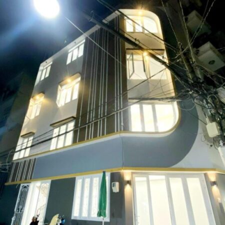 PHAN HUY ÍCH P12 GÒ VẤP GIÁP TÂN BÌNH- 53M2- 5 TẦNG MỚI- CÁCH MẶT TIỀN 10M