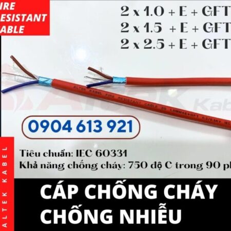 Cáp báo cháy chống cháy chống nhiễu