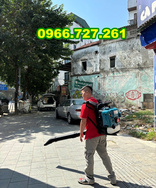 Máy thổi lá , thổi bụi công trình, thổi lá cây san trường chạy xăng 4 thì Kawasaki TK85