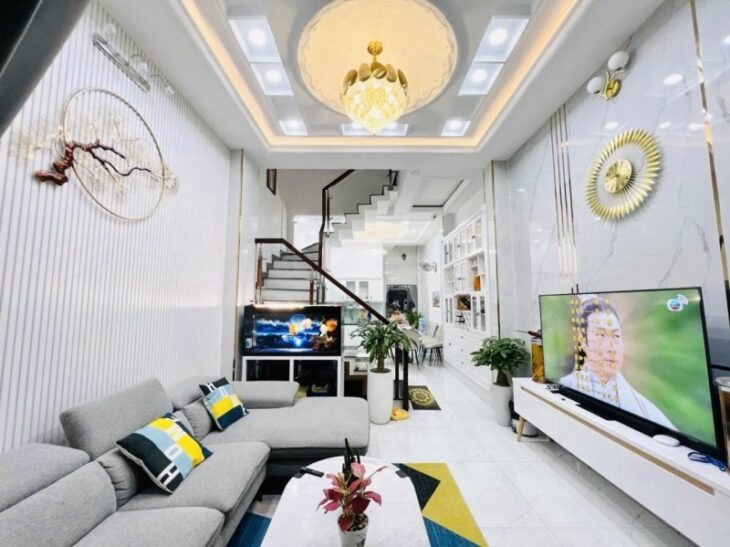 Bán nhà 4 tầng, 4×15, hẻm xe hơi Lê Đức Thọ Gò Vấp-nhỉnh 6 tỷ