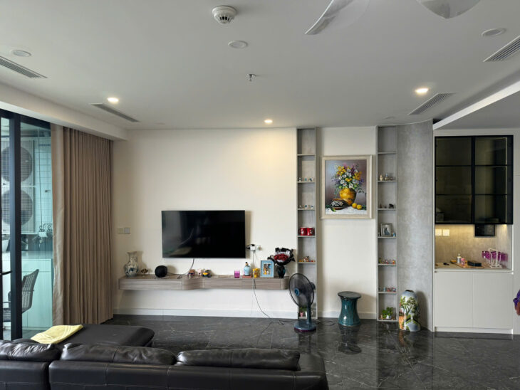 CHO THUÊ CĂN HỘ CC SUNSHINE GOLDEN RIVER – 123M – 2 NGỦ – BAN CÔNG VIEW SÔNG – FULL NỘI THẤT MỚI –